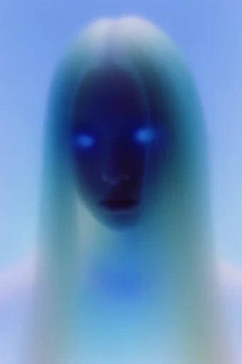 Ethereal Cobalt Minimalism style reference image — kinetic motion blur