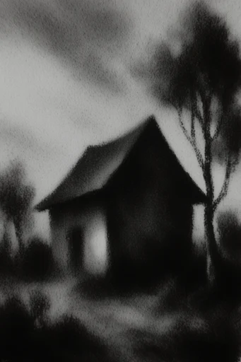Ethereal Noir Pictorialism style AI image example 4