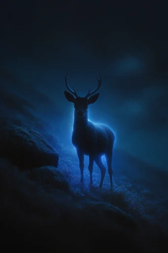 Ethereal Cobalt Nocturne style AI image example 3