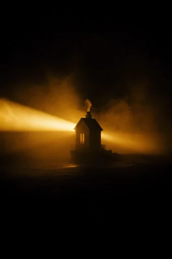 Cinematic Nocturnal Chiaroscuro style reference image — analog film grain