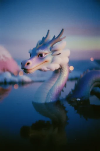 Cinematic Twilight Nostalgia style reference image — deep blue hour