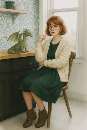 Effortless Analog Nostalgia style reference image — muted earthy tones