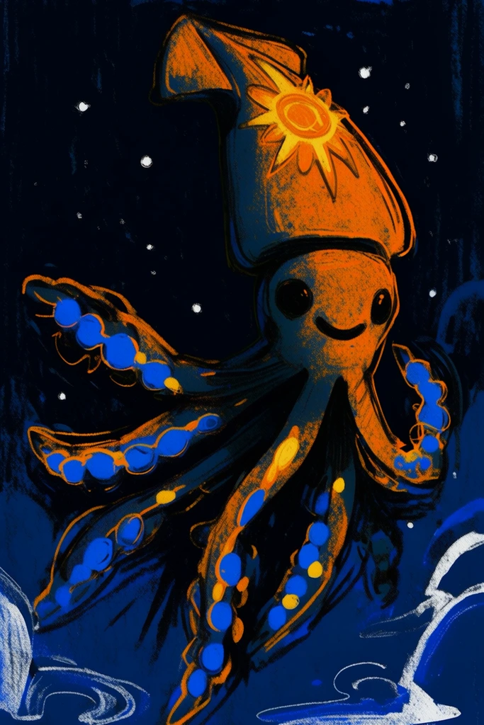 Luminous Nocturnal Whimsy style AI image example 3