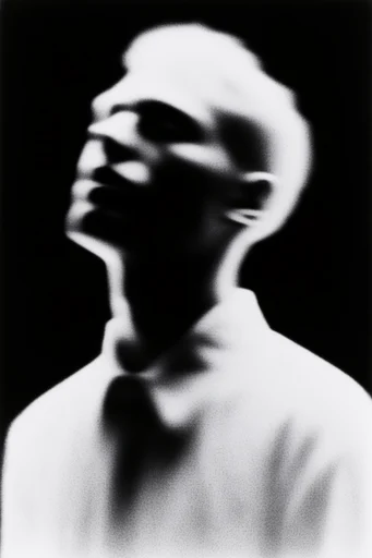 Monochromatic Surrealist Noir moodboard — generate AI images in this style