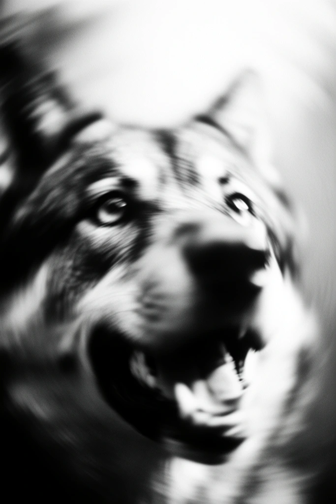 Monochrome Kinetic Vertigo style AI image example 3
