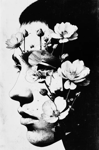 Fractured Analog Horror style reference image — photocopy texture