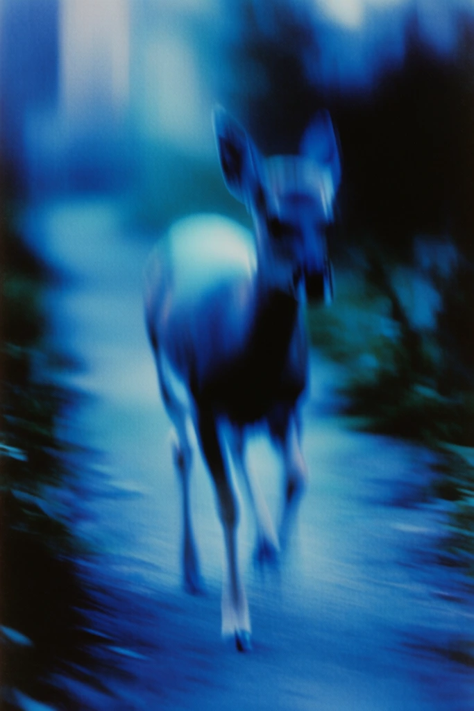 Spectral Blue Noir style AI image example 3