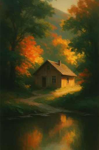 Textured Impressionist Atmosphere style AI image example 4
