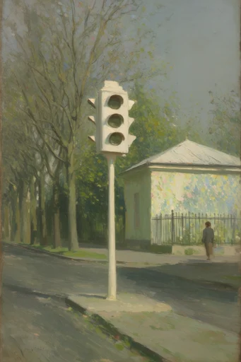 Luminous Impressionist Pastoral style reference image — thick impasto brushstrokes