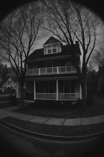 Cinematic Noir Distortion style AI image example 4