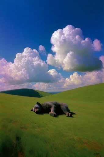 Ethereal Pastoral Dreamcore style AI image example 3
