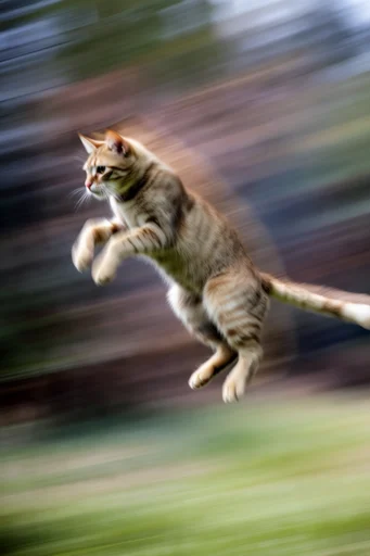 Kinetic Blur Velocity style reference image — dynamic action