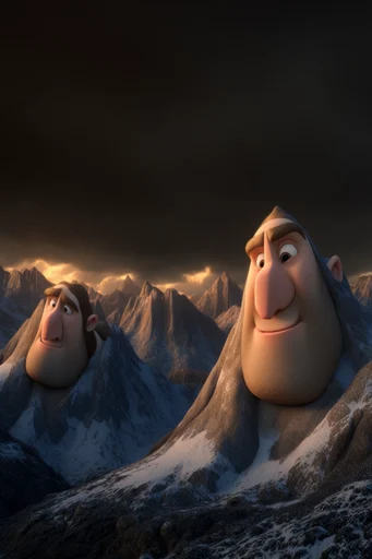 Cinematic Stylized Fantasy style reference image — stylized 3D character