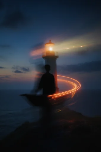 Luminous Twilight Etherealism style reference image — surreal dreamscape