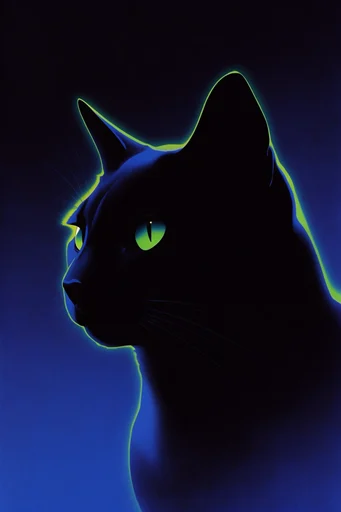 Neon Nocturnal Vectorism style reference image — subtle grain texture