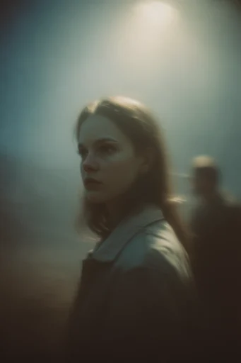 Cinematic Atmospheric Gloom style reference image — desaturated cool tones