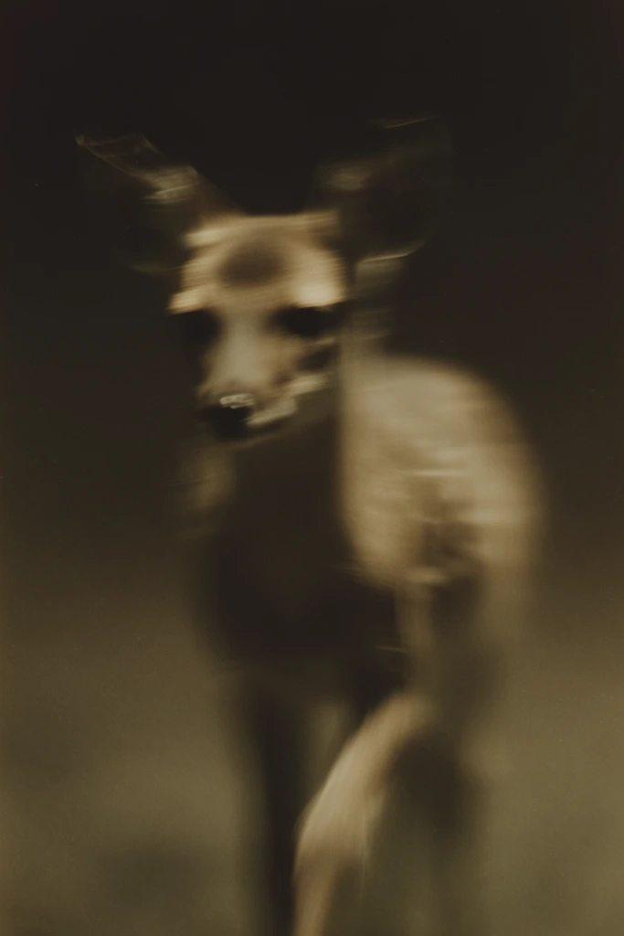 Spectral Amber Pictorialism style AI image example 3