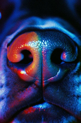 Luminescent Macro Biometrics style AI image example 3