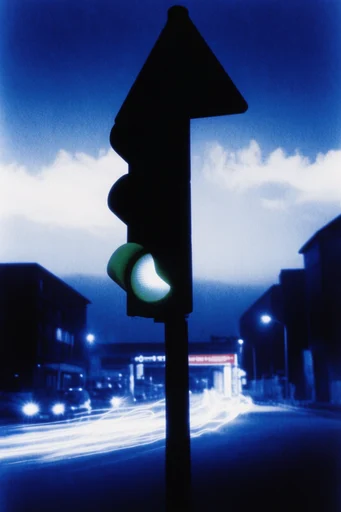 Ethereal Cobalt Nocturne style reference image — ethereal bioluminescent glow