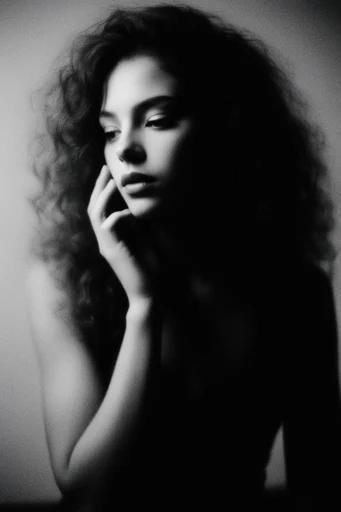 Tactile Chiaroscuro Noir style reference image — minimalist composition