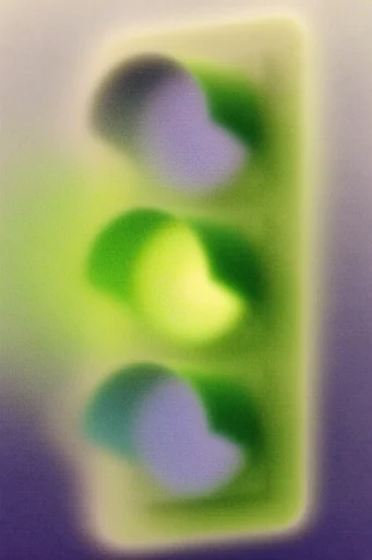 Ethereal Bio-Luminescent Grain style reference image — soft-focus blur