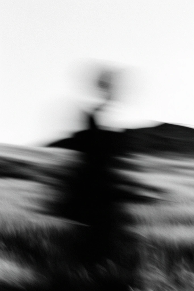 Kinetic Monochrome Noir style AI image example 2