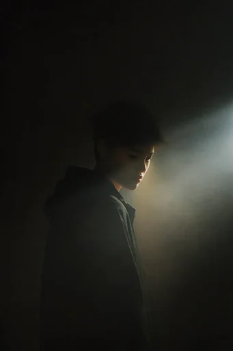 Cinematic Chiaroscuro Solitude moodboard — generate AI images in this style