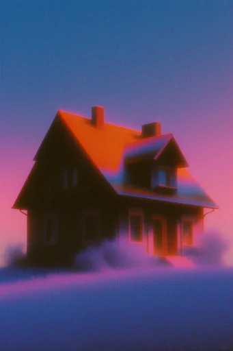 Nostalgic Analog Surrealism style reference image — ethereal light gradient