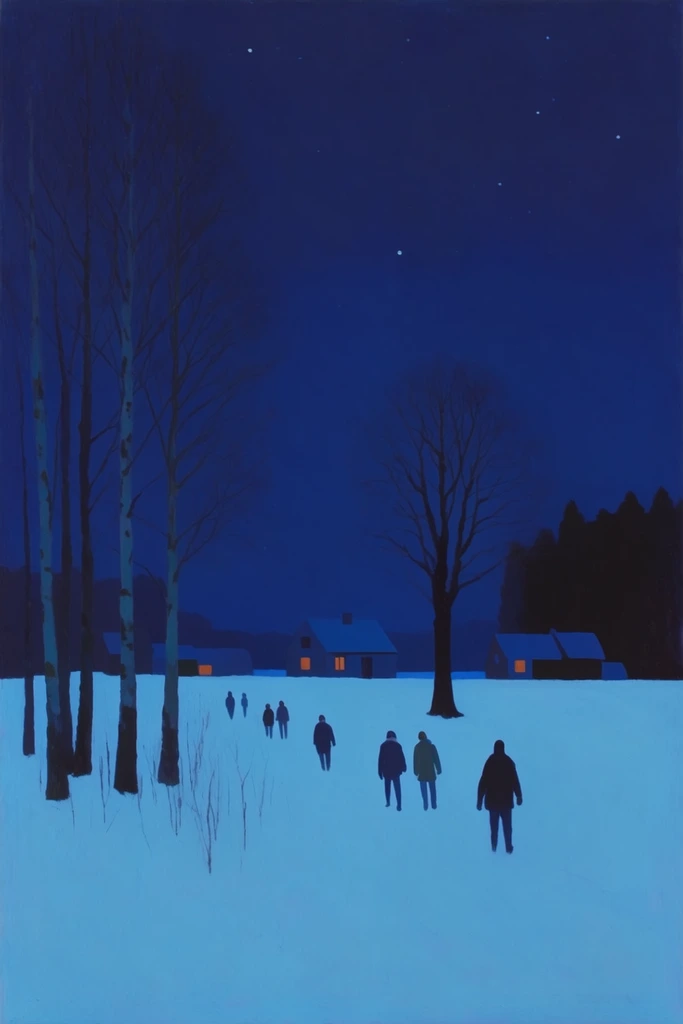 Luminous Fauvist Nocturnes style AI image example 2