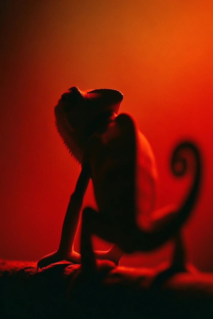 Luminous Cinematic Silhouette style AI image example 3