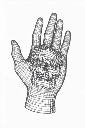 Monochrome Algorithmic Precision style reference image — high-contrast monochrome