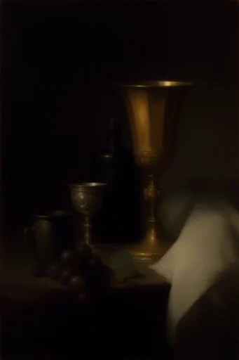 Luminous Chiaroscuro Etherealism style reference image — chiaroscuro lighting