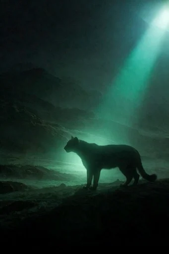 Cinematic Nocturnal Haze style AI image example 3
