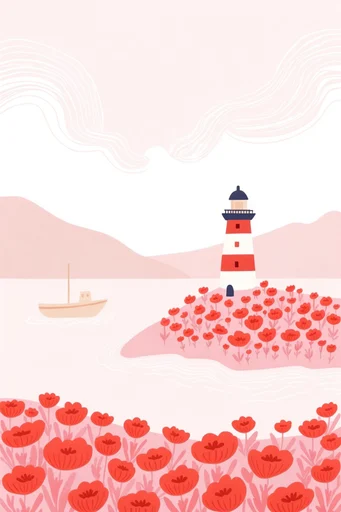 Artisanal Folk Whimsy style reference image — flat color blocking