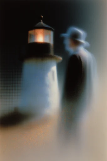Ethereal Luminous Distortion style reference image — dreamy motion blur