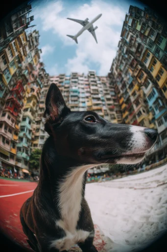 Vertiginous Brutalist Surrealism style reference image — vertigo-inducing scale
