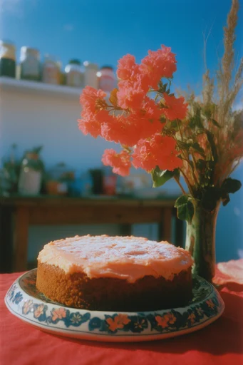 Retro Surrealist Bloom style reference image — analog camera aesthetic