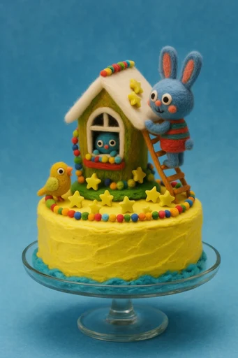 Tactile Whimsical Stop-Motion style reference image — soft studio lighting