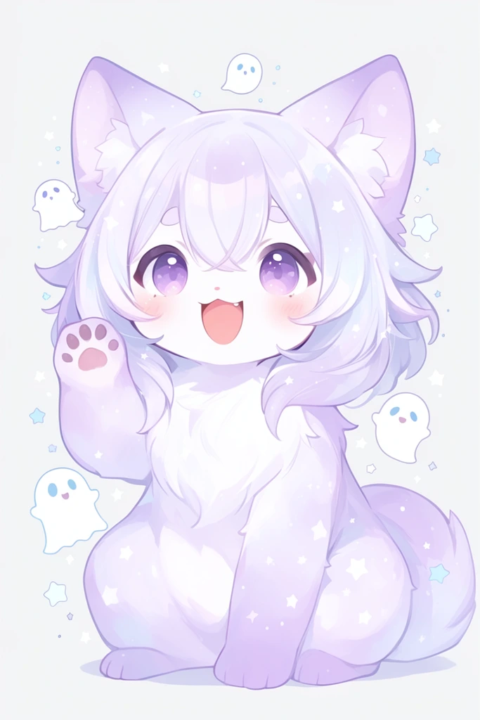 Ethereal Pastel Kawaii style AI image example 3
