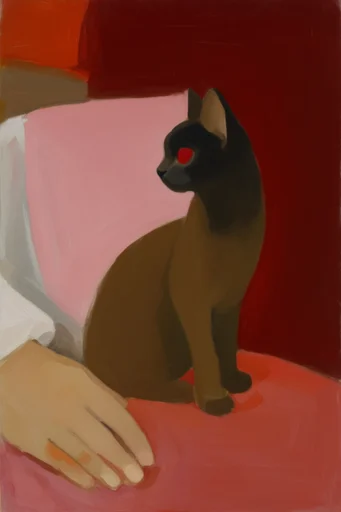 Graphic Fauvist Modernism style reference image — hard-edge modernism