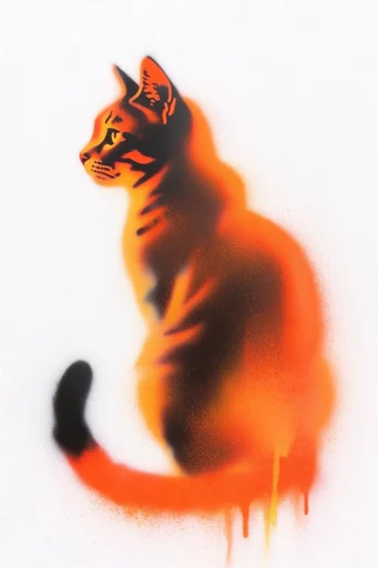 Radioactive Noir Surrealism style reference image — gritty stencil texture