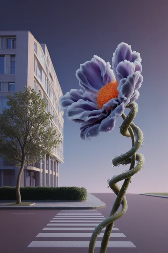 Ethereal Porcelain Surrealism style reference image — surreal 3D render