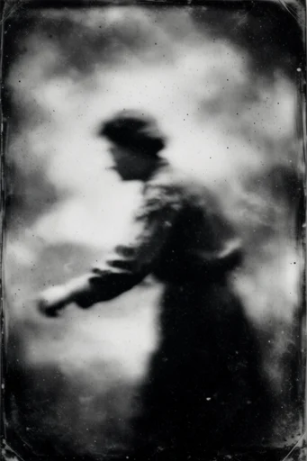 Haunting Monochrome Pictorialism moodboard — generate AI images in this style