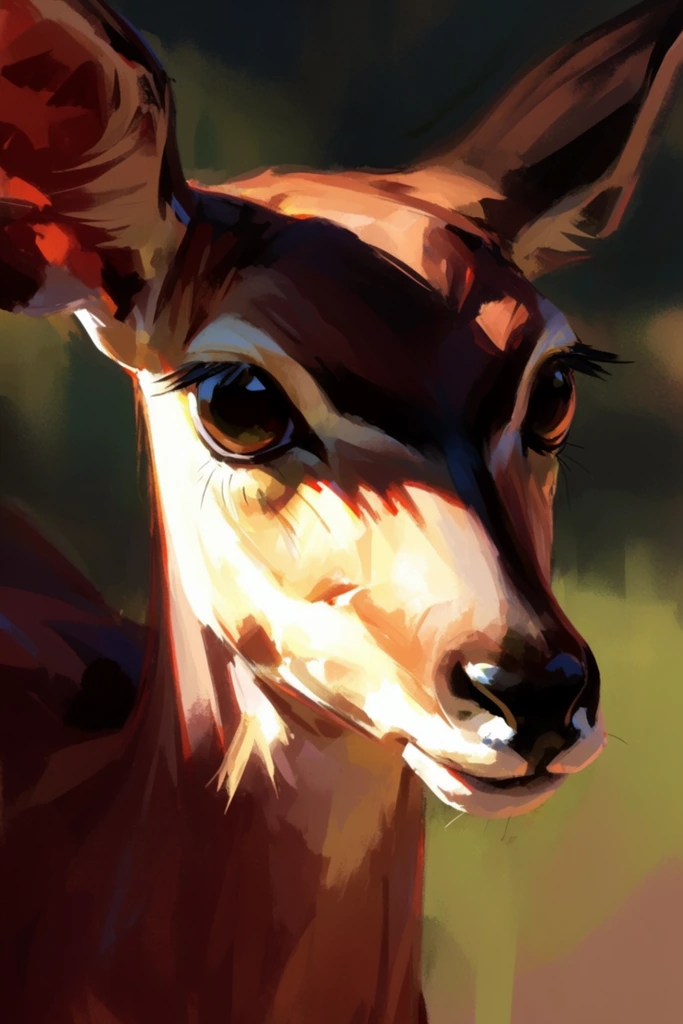 Cinematic Chiaroscuro Painterly style AI image example 3