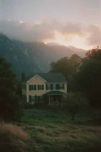 Atmospheric Analog Solitude style reference image — cinematic landscape photography