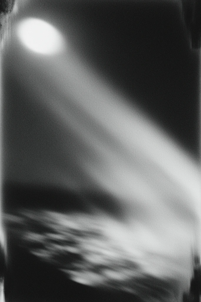Haunting Kinetic Monochrome style AI image example 2