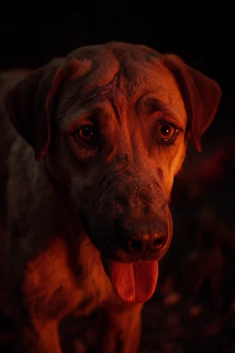 Visceral Tenebrist Realism style reference image — cinematic warm light