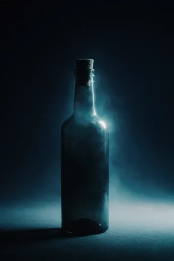 Cinematic Neon Noir style reference image — cinematic fog