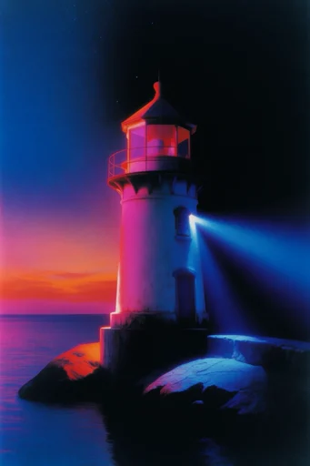 Ethereal Neon Twilight style reference image — dreamy atmospheric haze
