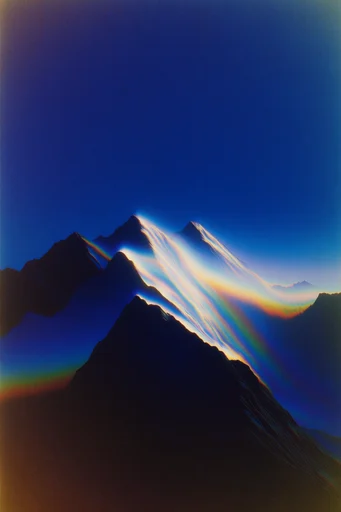 Prismatic Chrome Glitch style reference image — chromatic aberration